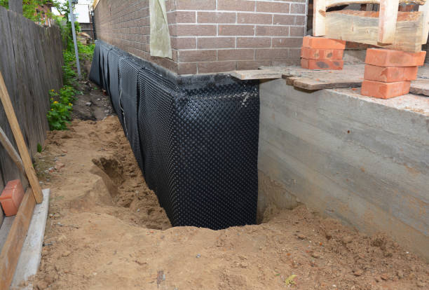Happy homeowners after waterproofing job in Lewistown